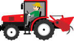 トラクター イラスト
